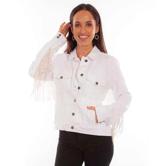 Rhinestone Fringe Jacket Jacket Blazer Coat