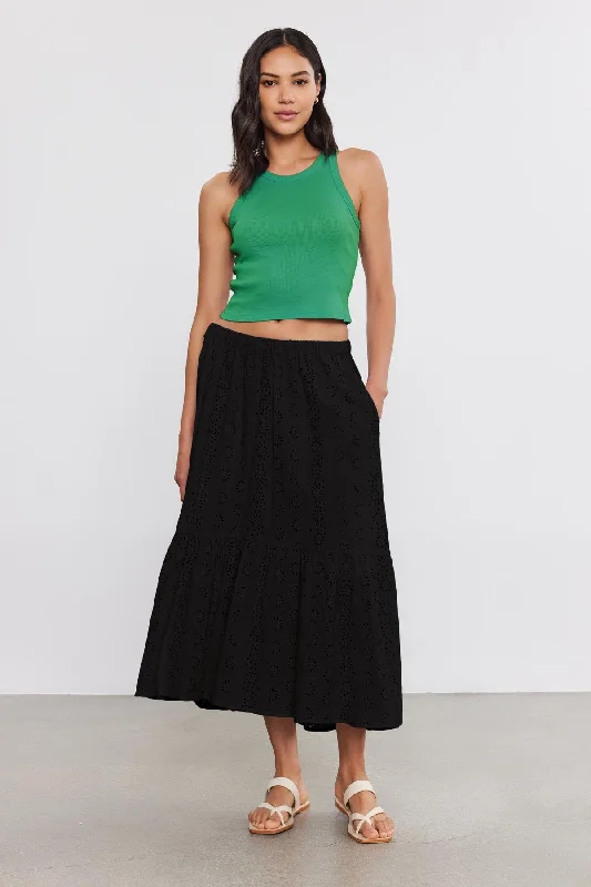 AMELIA SKIRT velvet skirt sumptuous