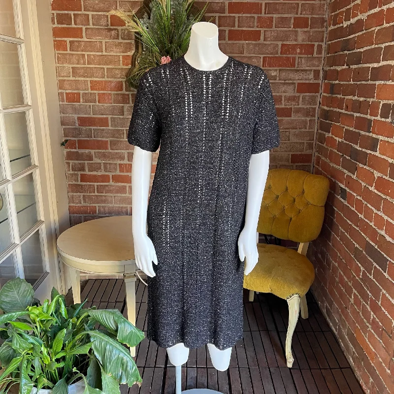 1960s Rainbow Crochet Sweater Dress Wool Sweater Cotton Sweater Cashmere Sweater
