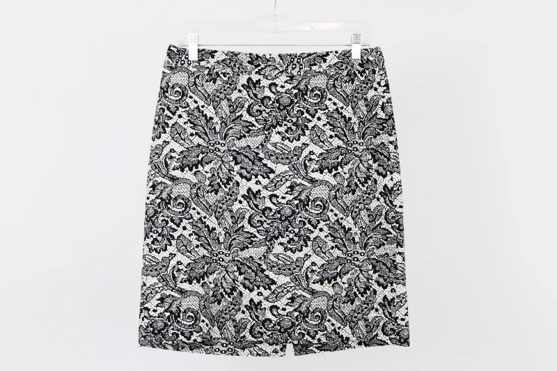 Van Heusen Studio Lace Pattern Skirt | 6 relaxed fit skirt