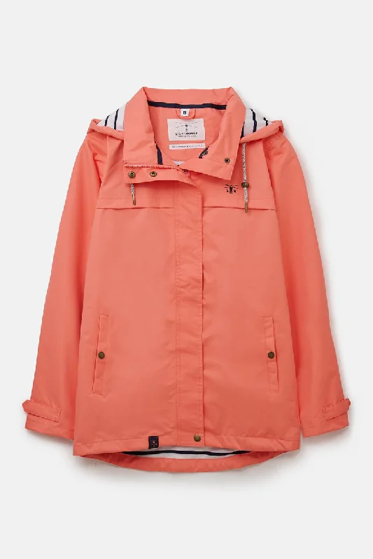 Lighthouse Beachcomber Jacket Coral Toggled Jacket Drawstring Jacket Belted Jacket