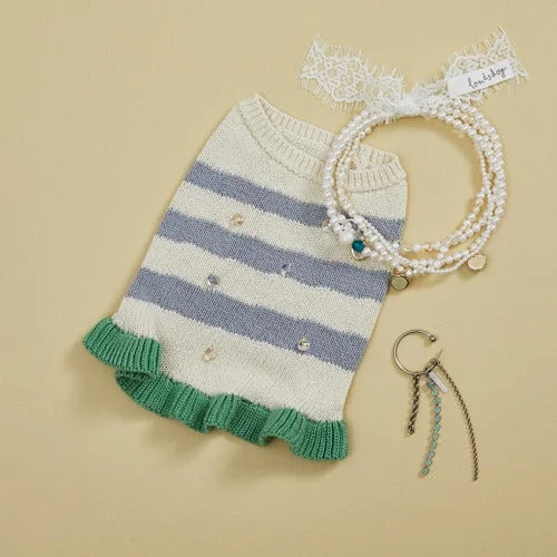 bling stripe sweater dress - 1 small left Lightweight Heavyweight Midweight