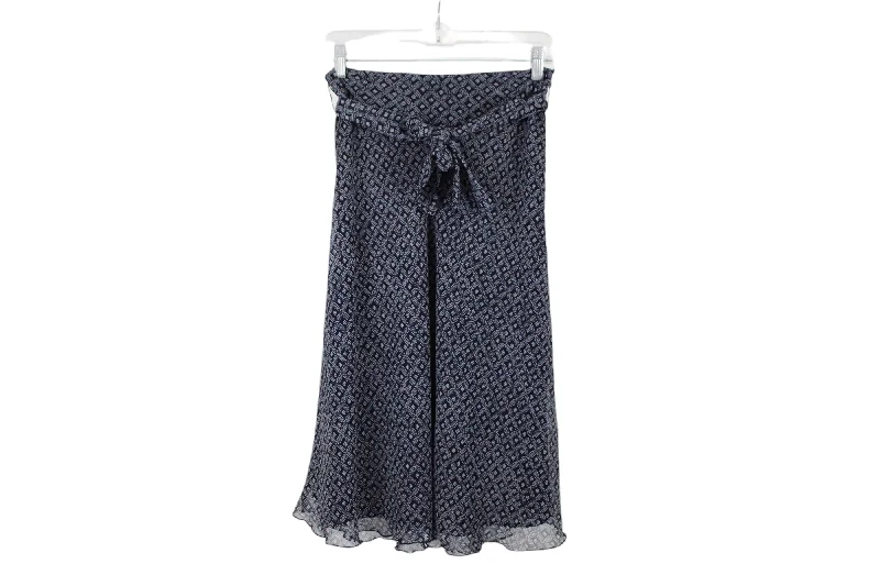 East 5th Blue Pattern Skirt | 4 elastic waist skirt