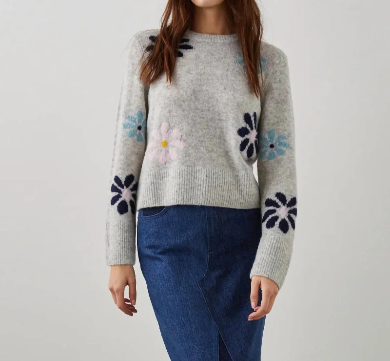 Anise Sweater In Grey Sweater Knitwear Pullover