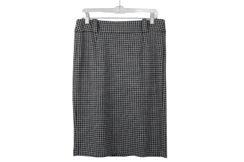 George Houndstooth Skirt | 8 velvet skirt luxurious