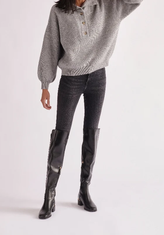 Button Neck Jumper