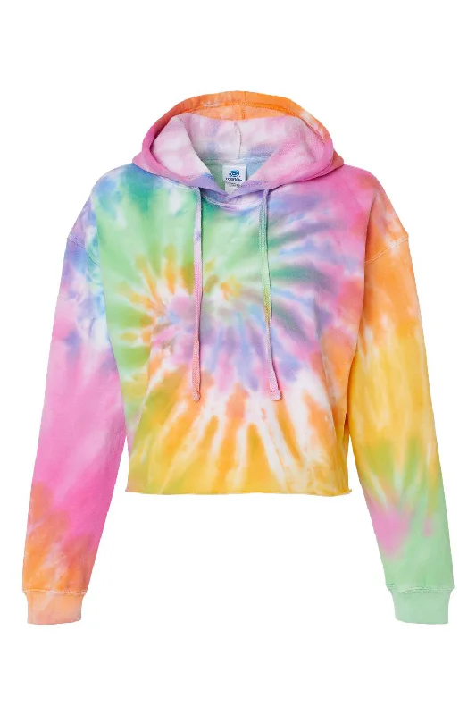 Colortone Womens Crop Hooded Sweatshirt Hoodie - Eternity - NEW