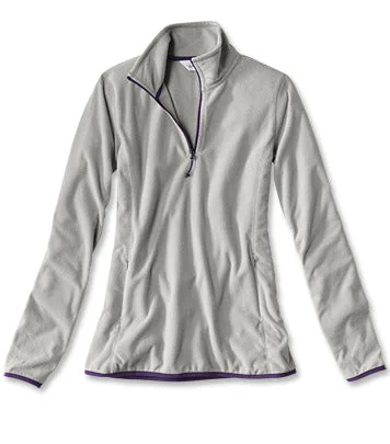 Orvis Womens Microgrid Fleece Quarter Zip Pullover