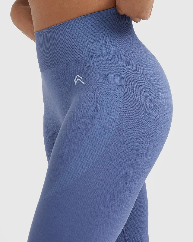 Classic Seamless 2.0 Leggings | Slate Blue Marl