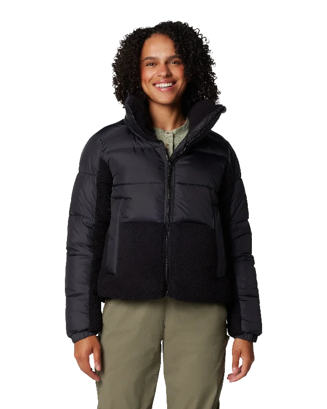 Leadbetter Point II Sherpa Hybrid Jacket in Black