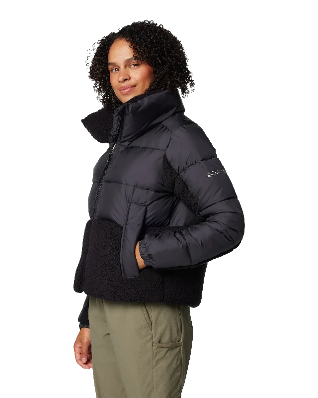 Leadbetter Point II Sherpa Hybrid Jacket in Black