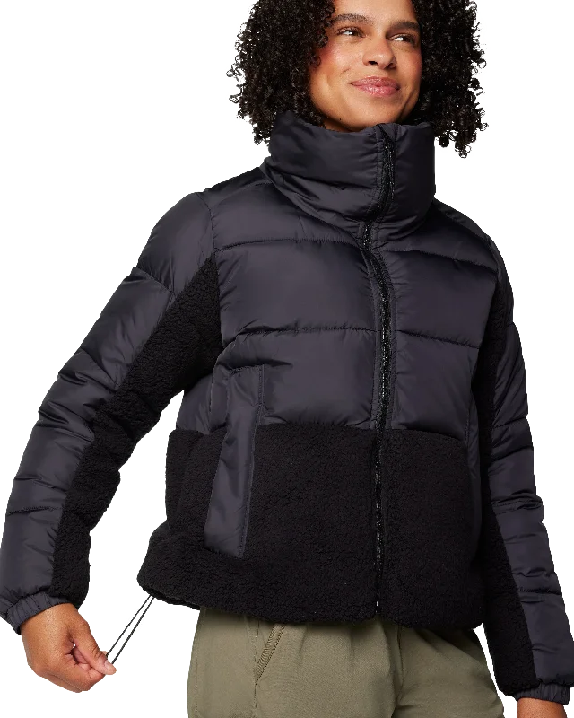 Leadbetter Point II Sherpa Hybrid Jacket in Black