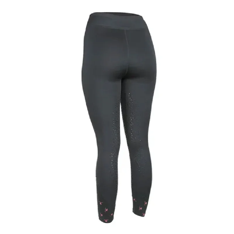 8127 Aubrion Ladies Porter Winter Riding Tights- Jet Black