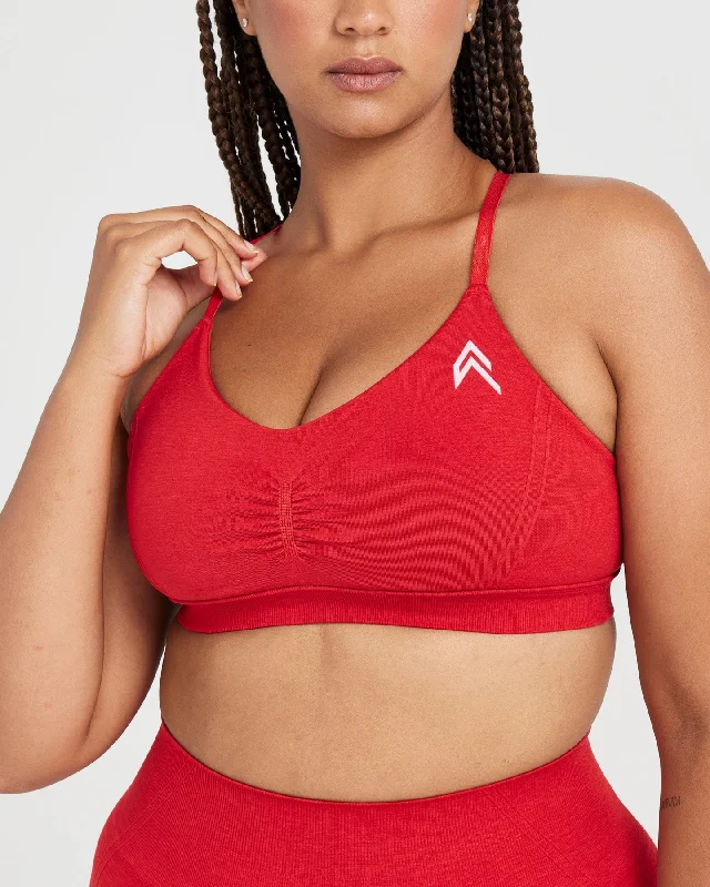 Effortless Micro Bralette | Spicy Red