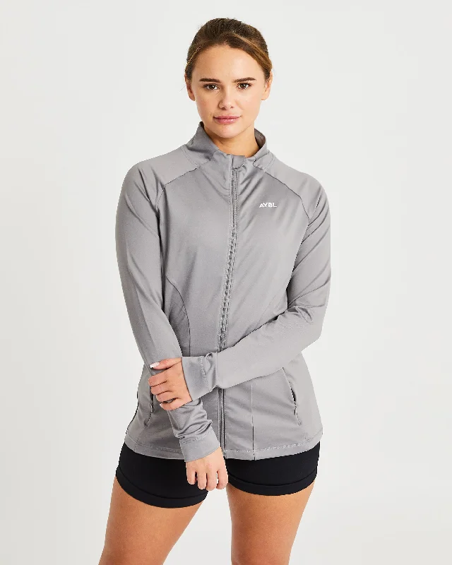 Effortless Zip Jacket - Grey