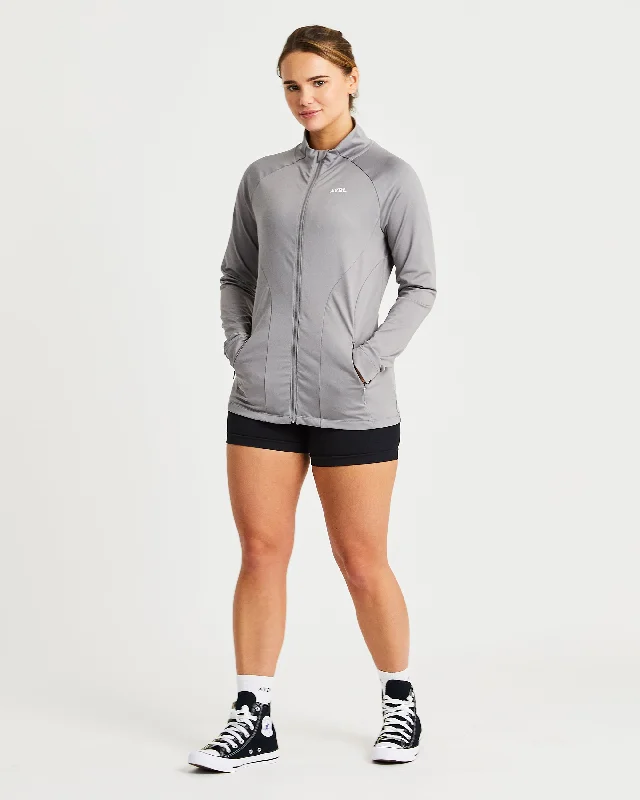 Effortless Zip Jacket - Grey