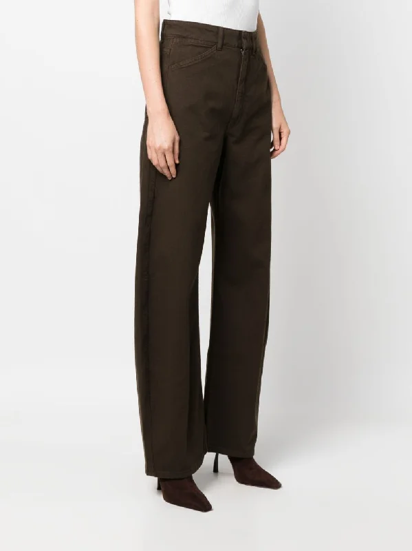 LEMAIRE Women High Waisted Curved Pants