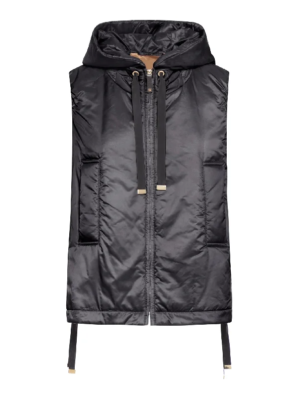 Waterproof technical canvas vest