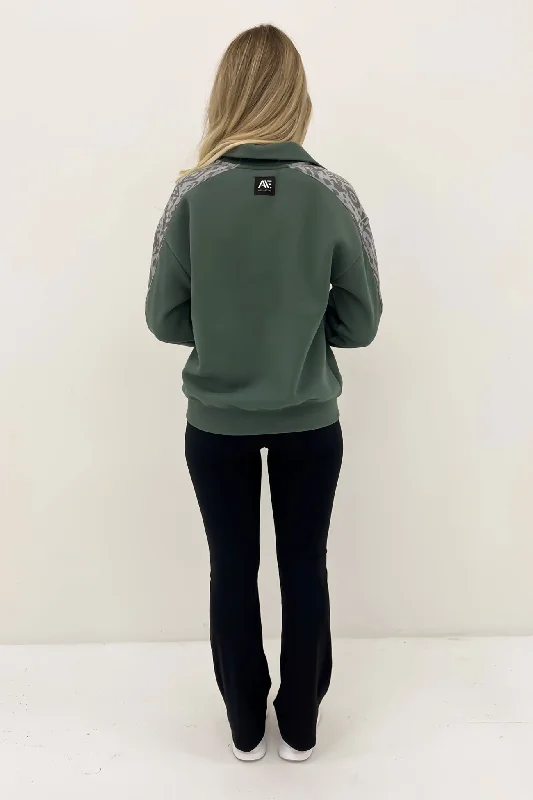 National Quarter Zip Green