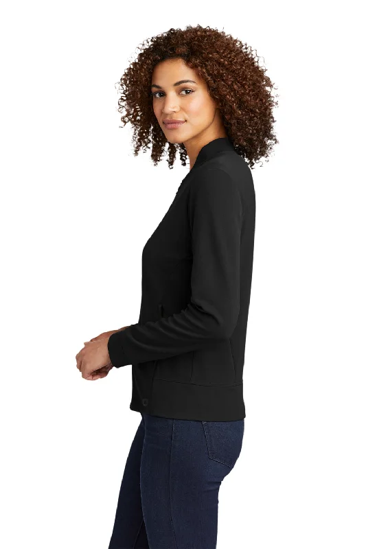 Ogio Womens Hinge Full Zip Jacket - Blacktop