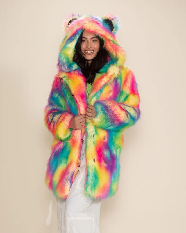 Rainbow Bear Classic Collector Edition Faux Fur Coat | Women's