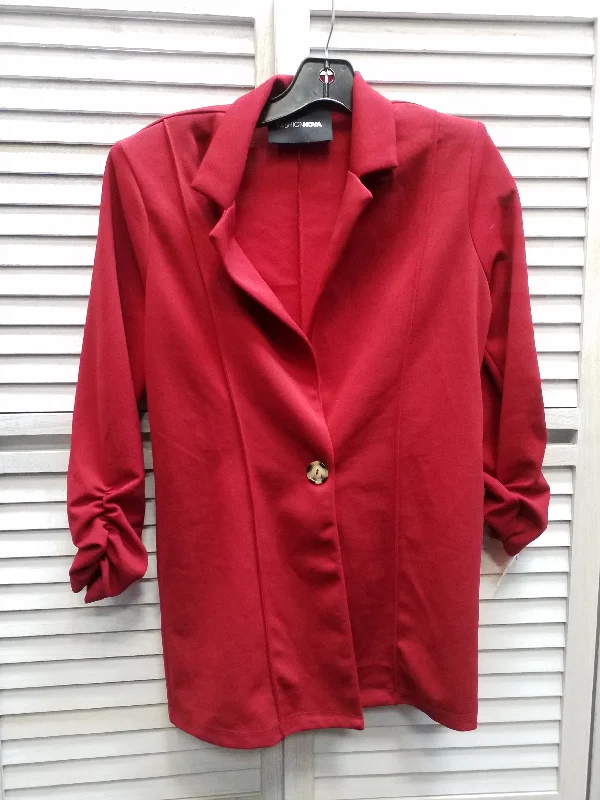 Red Blazer Fashion Nova, Size Xs