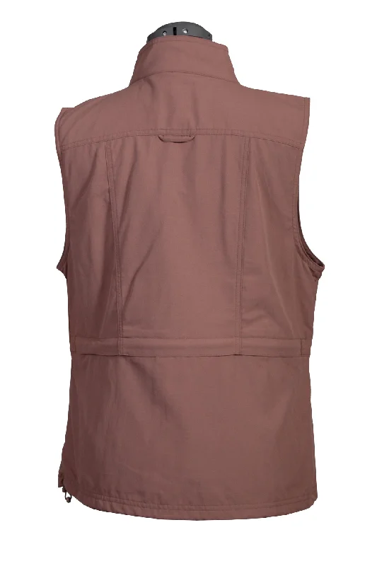 Scully Womens Toffee Nylon Multi-Pocket Vest