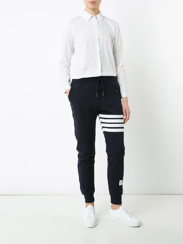 THOM BROWNE Women Classic Sweatpants In Classic Loop With Engineered 4 Bar