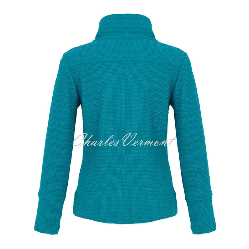 Dolcezza Textured Jacket - Style 73213 (Teal)