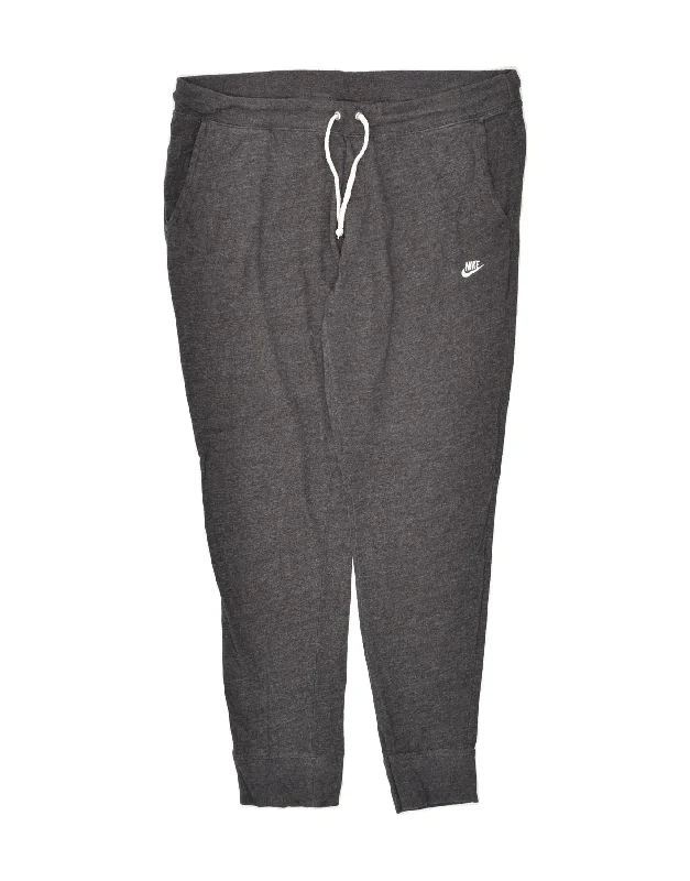 NIKE Womens Tracksuit Trousers Joggers UK 18 XL Grey