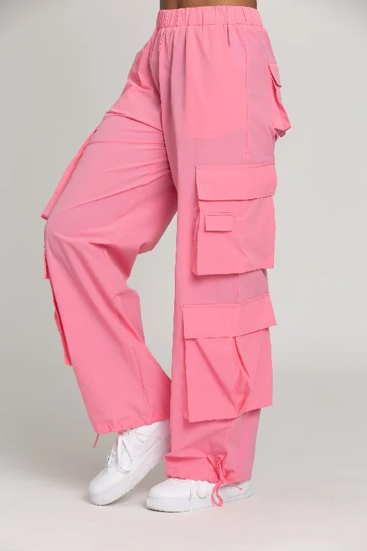 Pink Parachute Pants