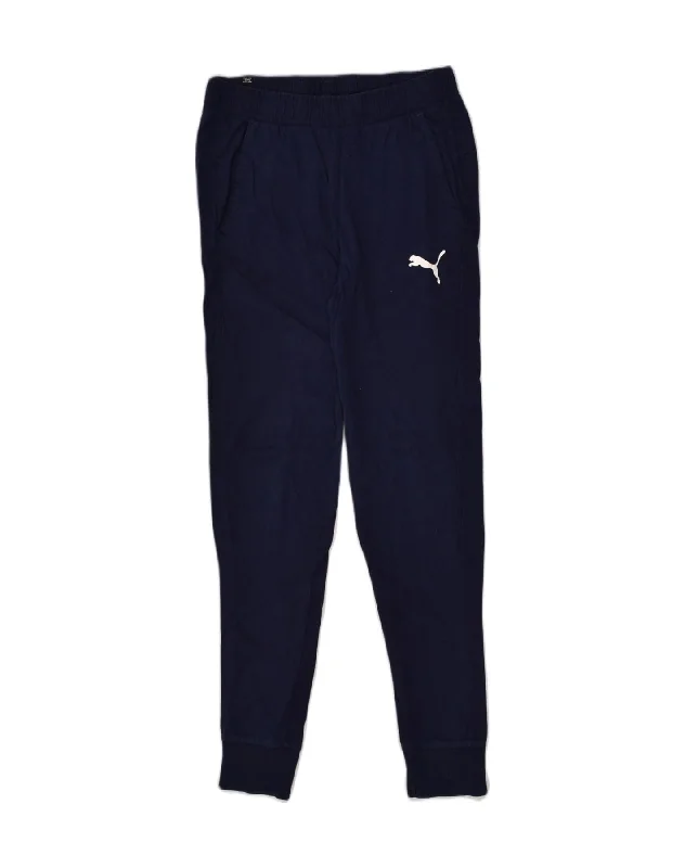 PUMA Womens Leggings UK 8 Small Navy Blue