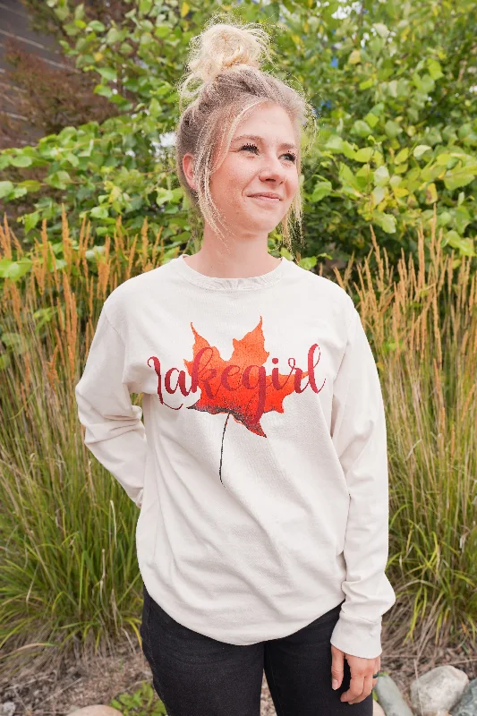 Ringspun Fall Leaf Long Sleeve Tee