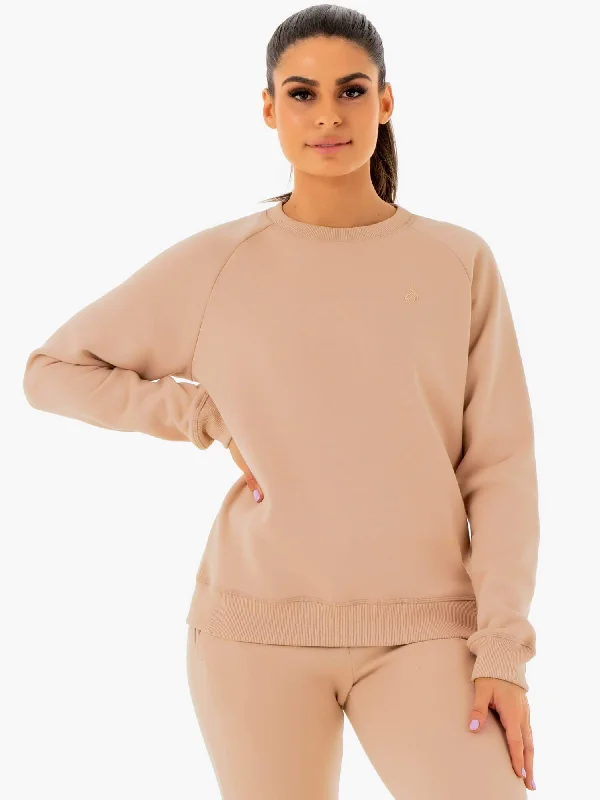 Adapt Boyfriend Sweater - Nude