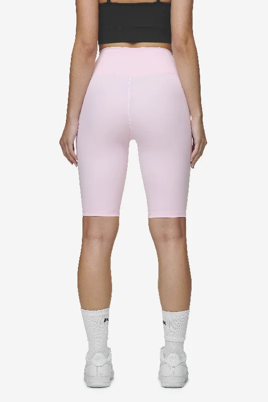 Lupita Biker Shorts Bubblegum White