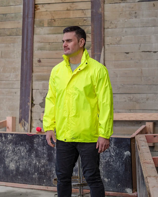 STOWaway Jacket in Fluoro Yellow