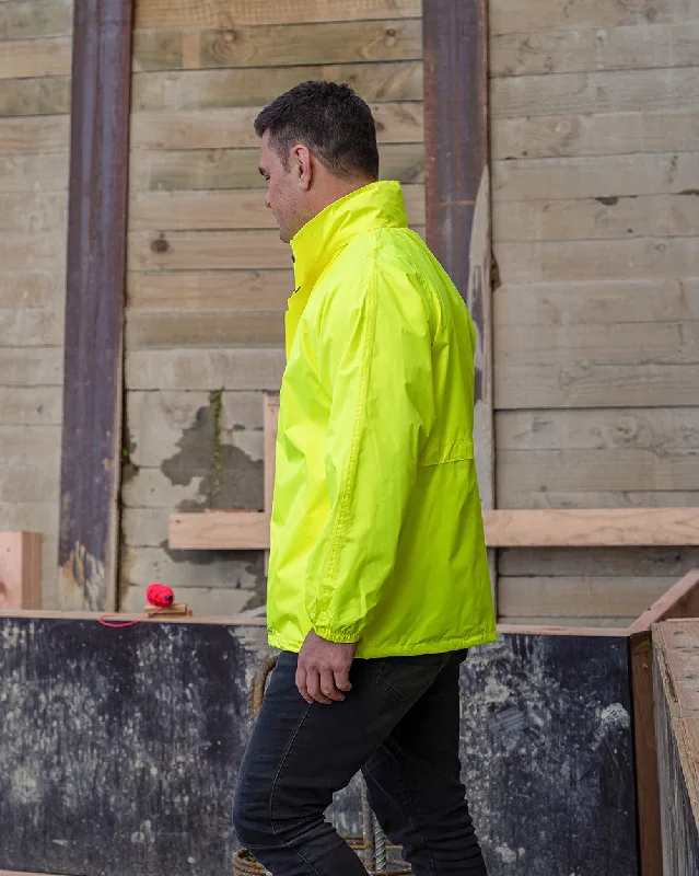 STOWaway Jacket in Fluoro Yellow