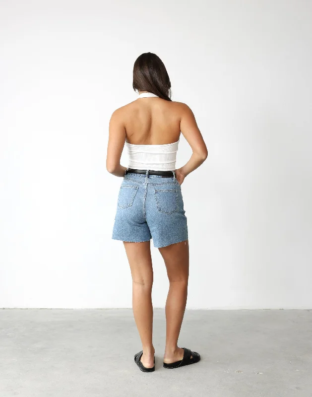 Sunlight Denim Shorts (Denim Blue)