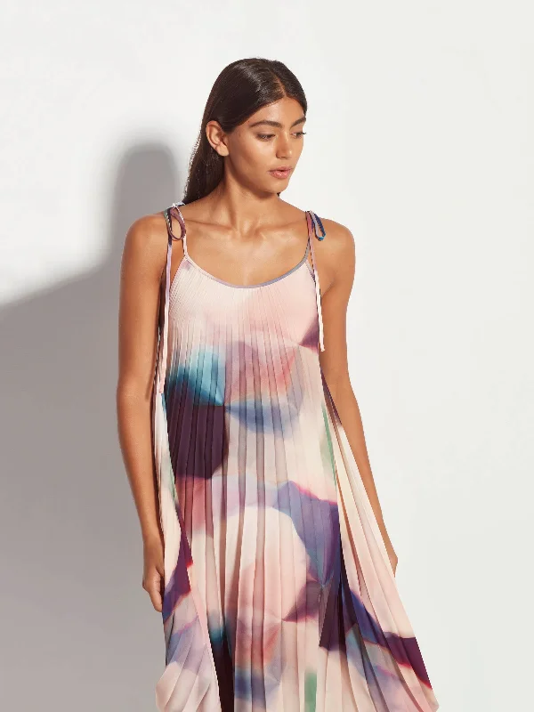 Trapeze Dress (Illuminate Crepe) Prism