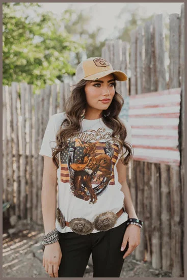 Rodeo Quincy American Cowboy Tee