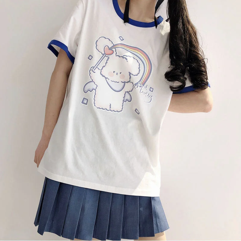 Summer series cute T-shirt yv43145