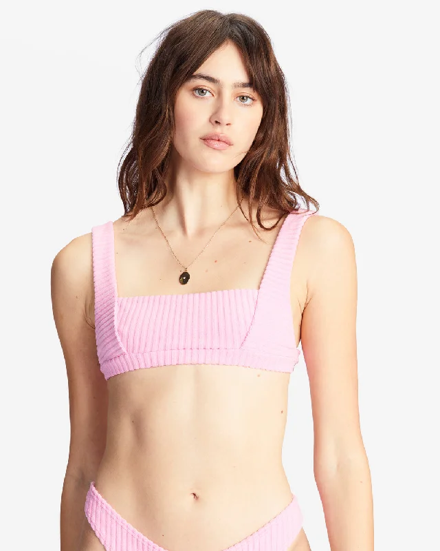 In The Loop Tank Bikini Top - Pink Skies