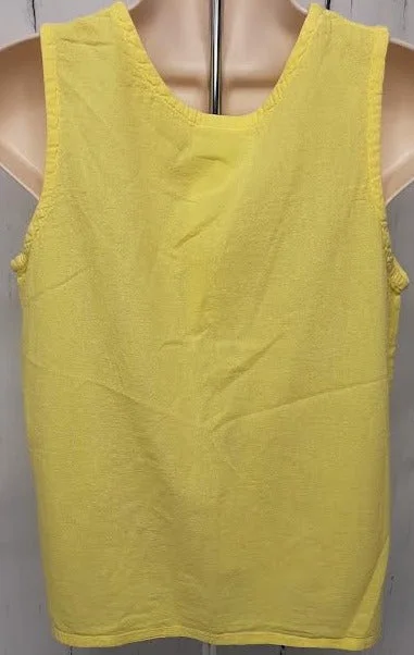 Top- Tank-Yellow-Women's-S-0786