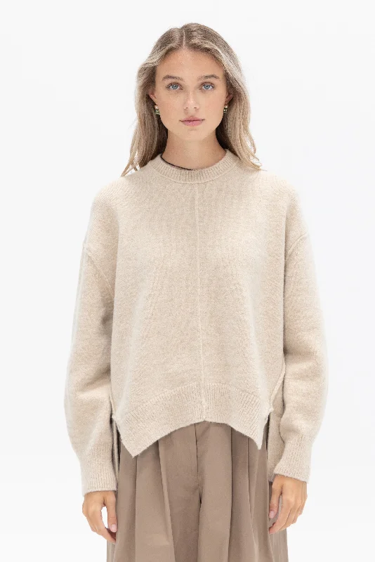 Kellen Wool Sweater, Birch