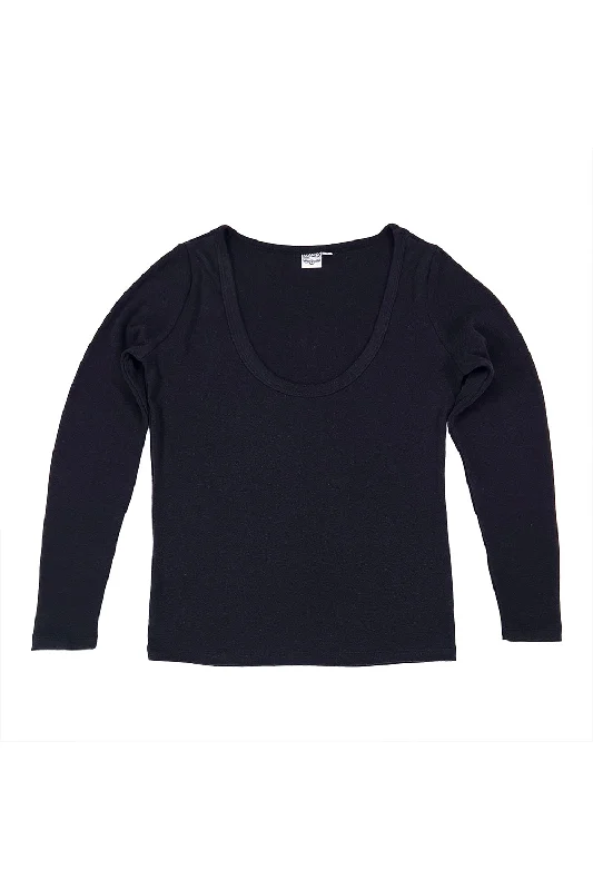 Black Paseo Long Sleeve Tee