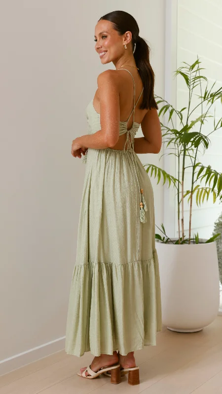 Dabney Maxi Dress - Sage