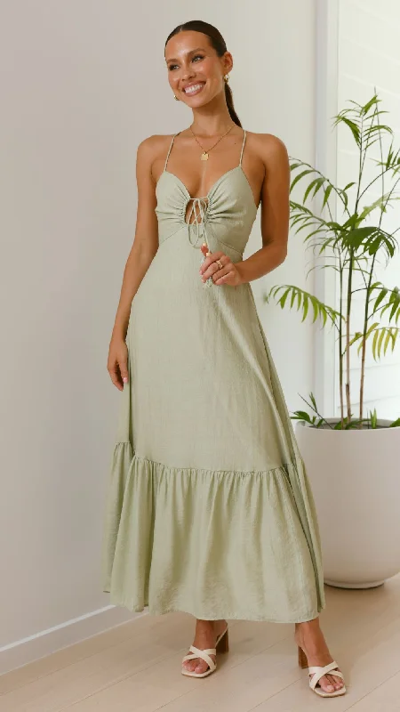 Dabney Maxi Dress - Sage