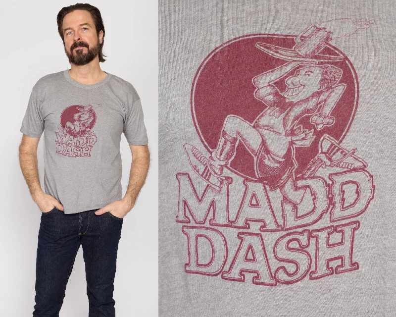 Med-Lrg 80s ""Madd Dash"" Marathon T Shirt