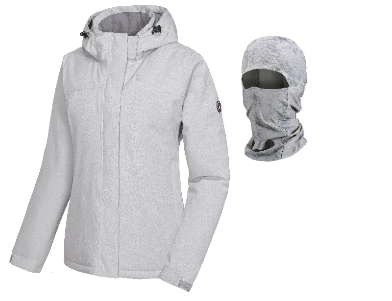 Ski Face Cover-Light Gray Heather / XS