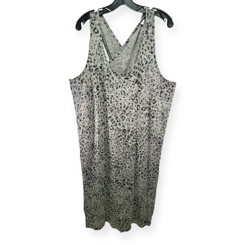 Animal Print Dress Casual Maxi Old Navy, Size 1x